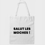 Tote bag blanc à personnaliser exemple phrase