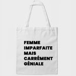 Tote bag blanc à personnaliser phrase 3