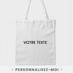 Tote bag blanc à personnaliser