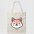 Tote bag cartoon