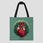 Tote Bag Coeur Anatomie Forest