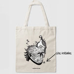 Tote Bag Coeur Anatomie Oiseau personnalisable