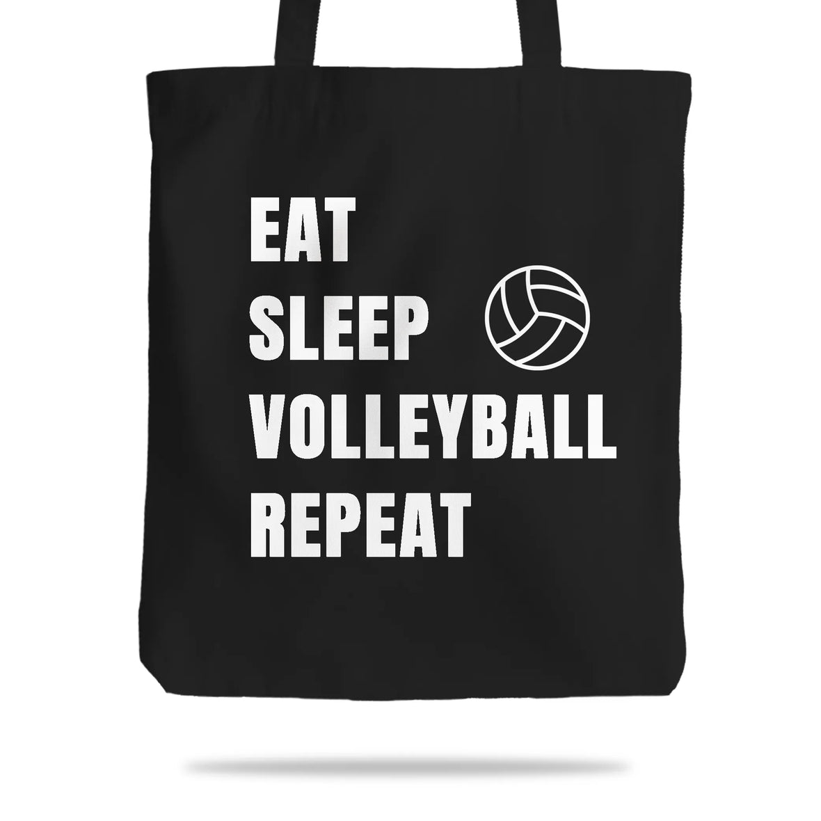 Tote bag eat sleep volleyball repeat