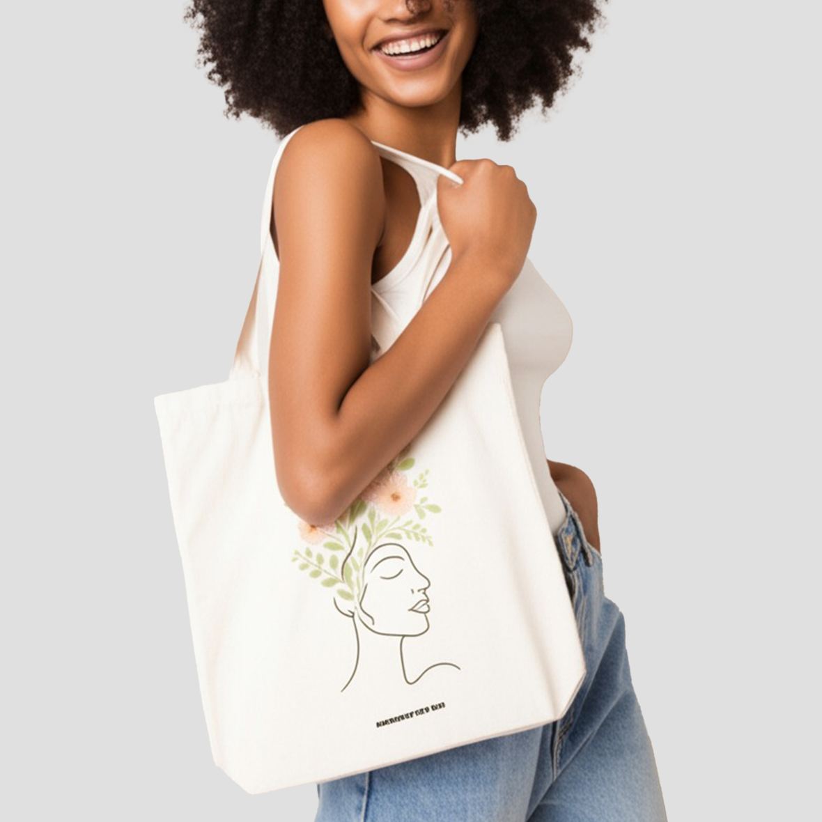 Tote Bag Fourre-Tout Minimaliste