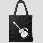 Tote bag guitare noir