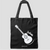 Tote bag guitare noir