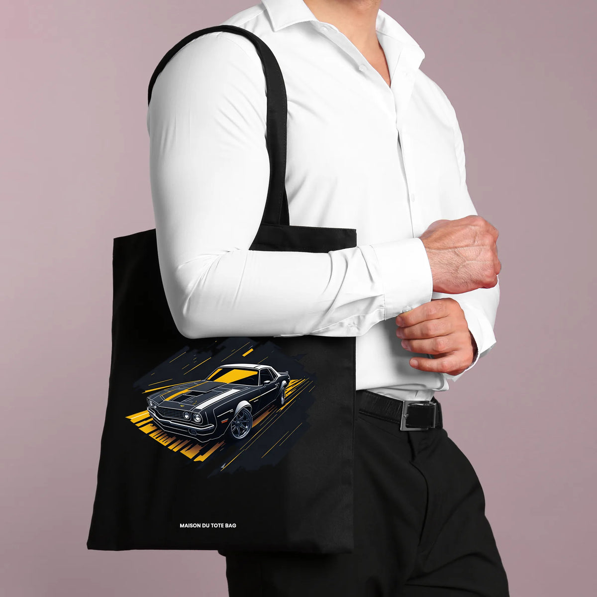Tote bag homme voiture | Maison du Tote Bag