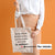 Tote Bag maitresse avec citation