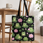 Tote Bag Motif Grenouille