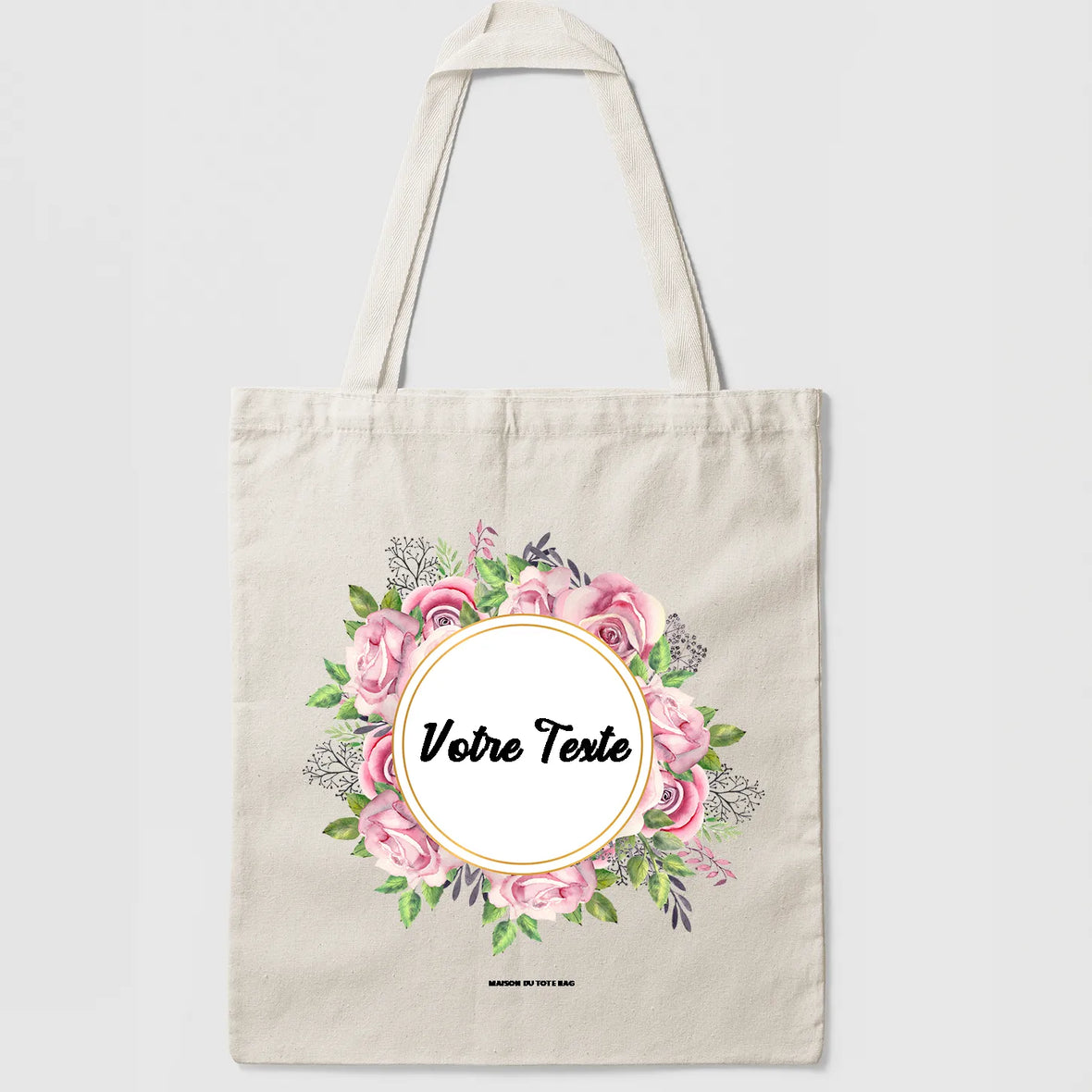 Tote Bag Personnalisé Cadeau coloris écru