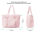 Dimensions tote bag ordinateur