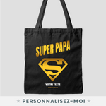 Tote Bag Super Papa superman