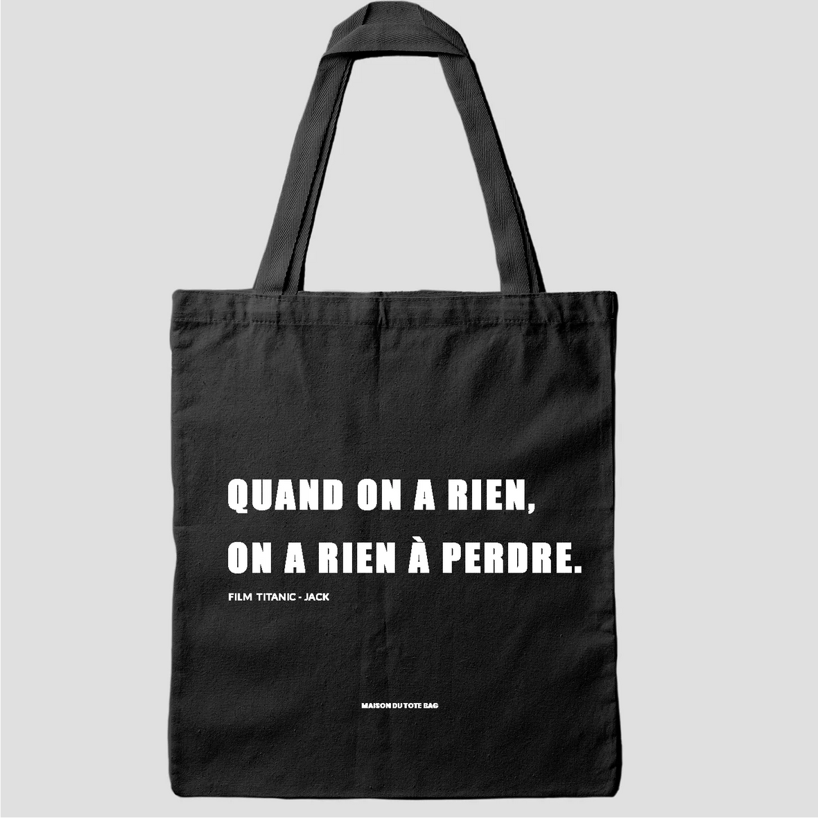 Tote Bag Citation Titanic