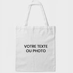 Tote bag personnalisable à l'unité blanc