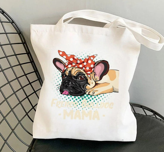 Tote bag French Bulldog Mama | Maison du Tote Bag