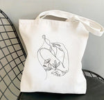 Tote Bag Line Art Femme | Maison du Tote Bag