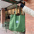  Tote Bag Casual Vert Bouteille | Maison du Tote Bag
