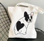 Tote Bag Bulldog Coeur Adorable | Maison du Tote Bag