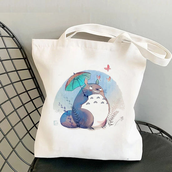 Tote Bag Coloré Happy Totoro | Maison du Tote Bag