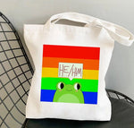 Tote Bag Drapeau LGBT He/Him | Maison du Tote Bag