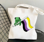 Tote Bag Drapeau LGBT Non-Binaire | Maison du Tote Bag