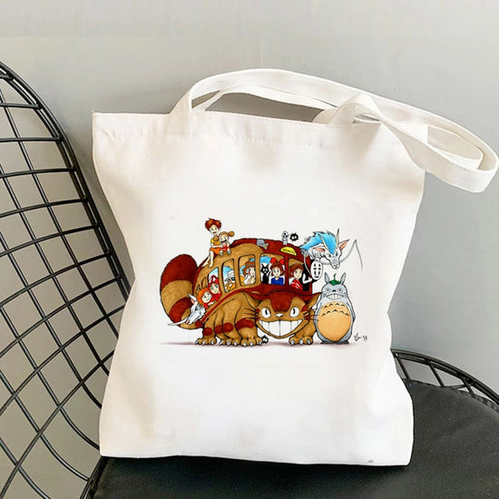 Tote Bag Totoro Et ses Amis | Maison du Tote Bag