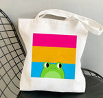 Tote Bag Drapeau LGBT Grenouille | Maison du Tote Bag